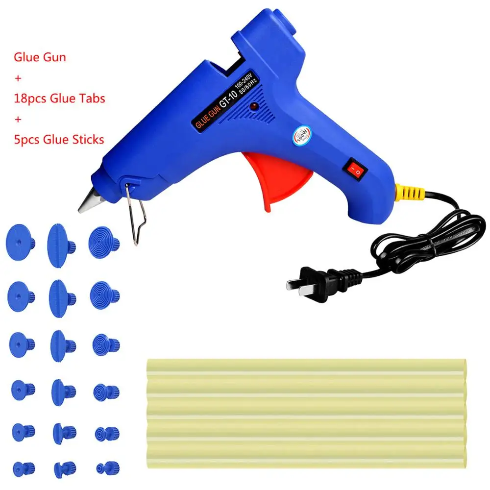 

Super PDR Tools Car Dent Repair Kit Hot Glue Gun For Hot Melt Adhesive Glue Sticks Rods Car Dent Suction Cups Repair Auto Tools