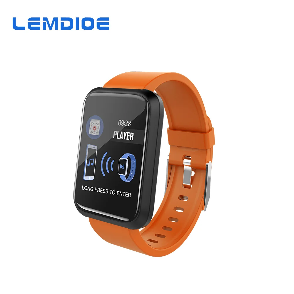 

LEMDIO New Smart Watch Support Swimming Healthy Smart Band Blood Pressure And Heart Rate Monitor Long-term Standby For Men
