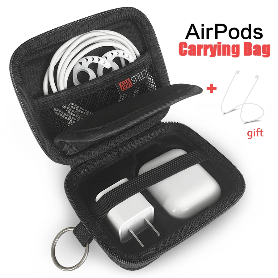 Ahastyle чехол для наушников Apple Airpods жесткий корпус EVA защитный беспроводные