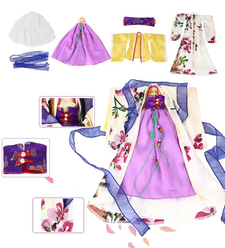Fortune-days-doll-East-Chinese-doll-including-clothes-stand-shoes-box-bjd-about-34cm-toy-gift