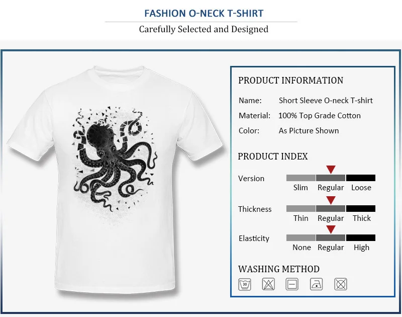 Funny 3D Printed Tops Shirt The Deep Summer/Fall Short Sleeve Pure Cotton Crewneck Boy T-Shirt 3D Printed Sweatshirts The Deep