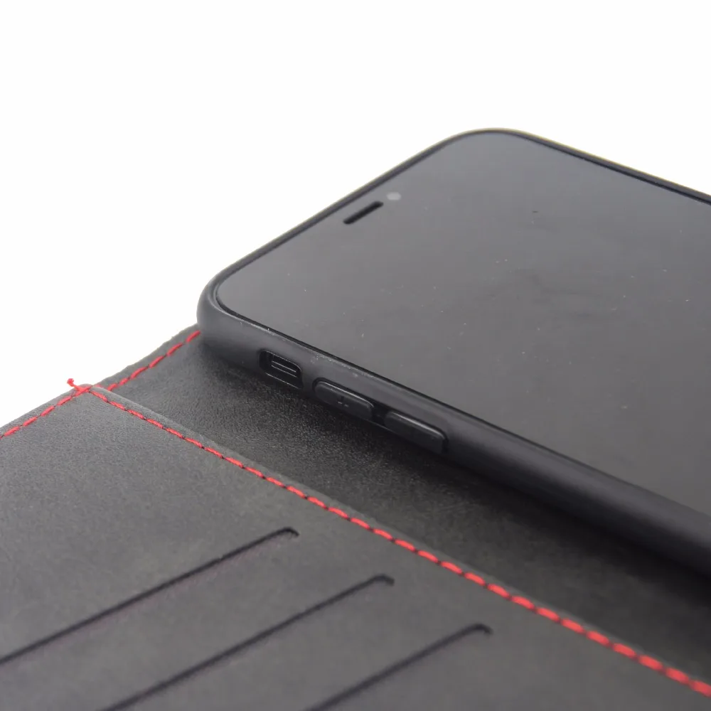 Для iPhone 11 Pro X XS Max XR 8 7 6S Plus Магнитный флип чехол Ретро из натуральной ПУ кожи