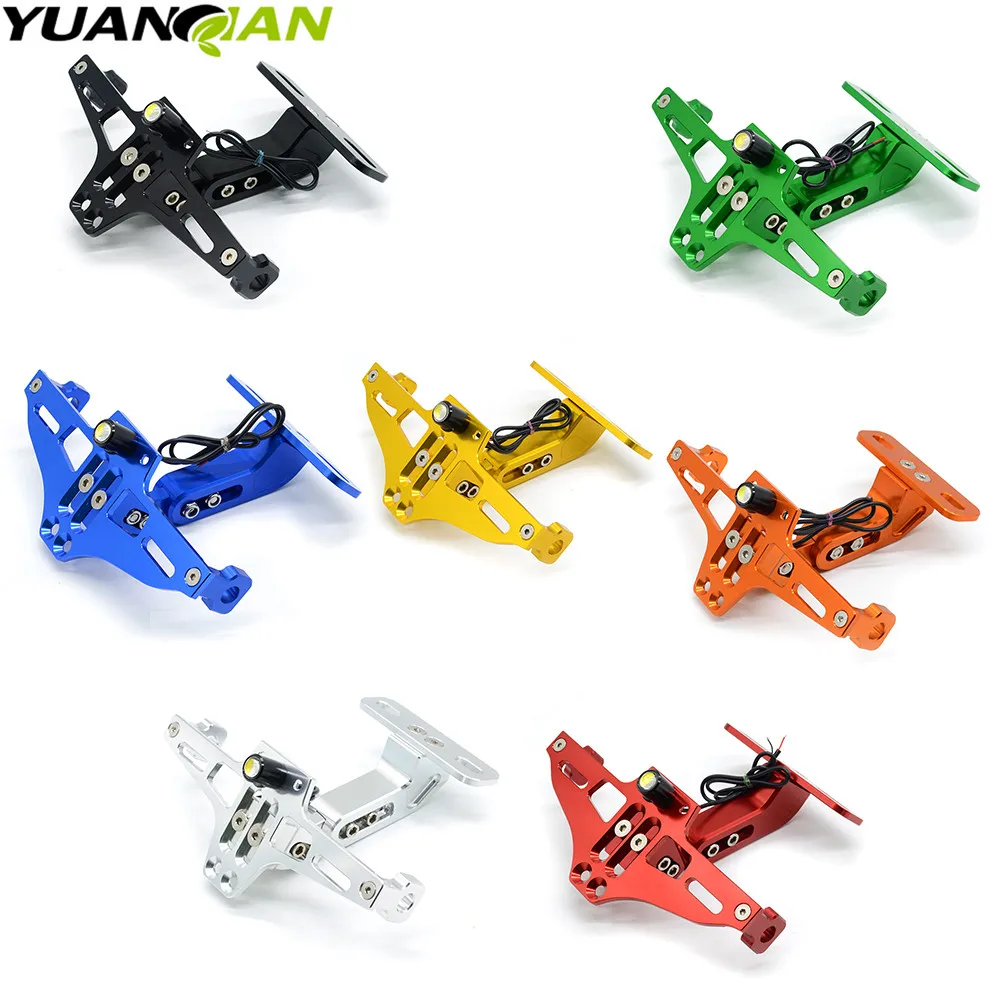 CNC мотоцикл номерной знак кронштейн держатель для ktm duke RC 125 200 390 690 smc 1290 rc honda kawasaki