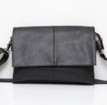 Kostenloser Versand Männer Casual Aktentasche Business Schulter Leder Tasche Männer Messenger Bags Handtasche Tasche männer Reisetaschen