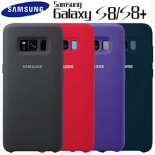 Samsung S8 чехол оригинальный Официальный Мода Силиконовые Мягкий переплет samsung Galaxy S8 Plus полный защитный чехол для телефона