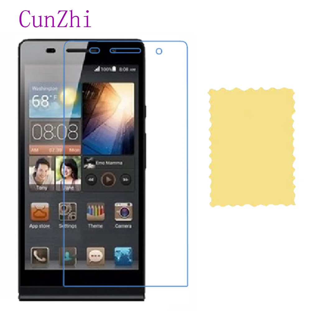 3 шт. высокой четкости Защитная пленка для Huawei Ascend P6 P7 P8 p9 P10 мобильного телефона