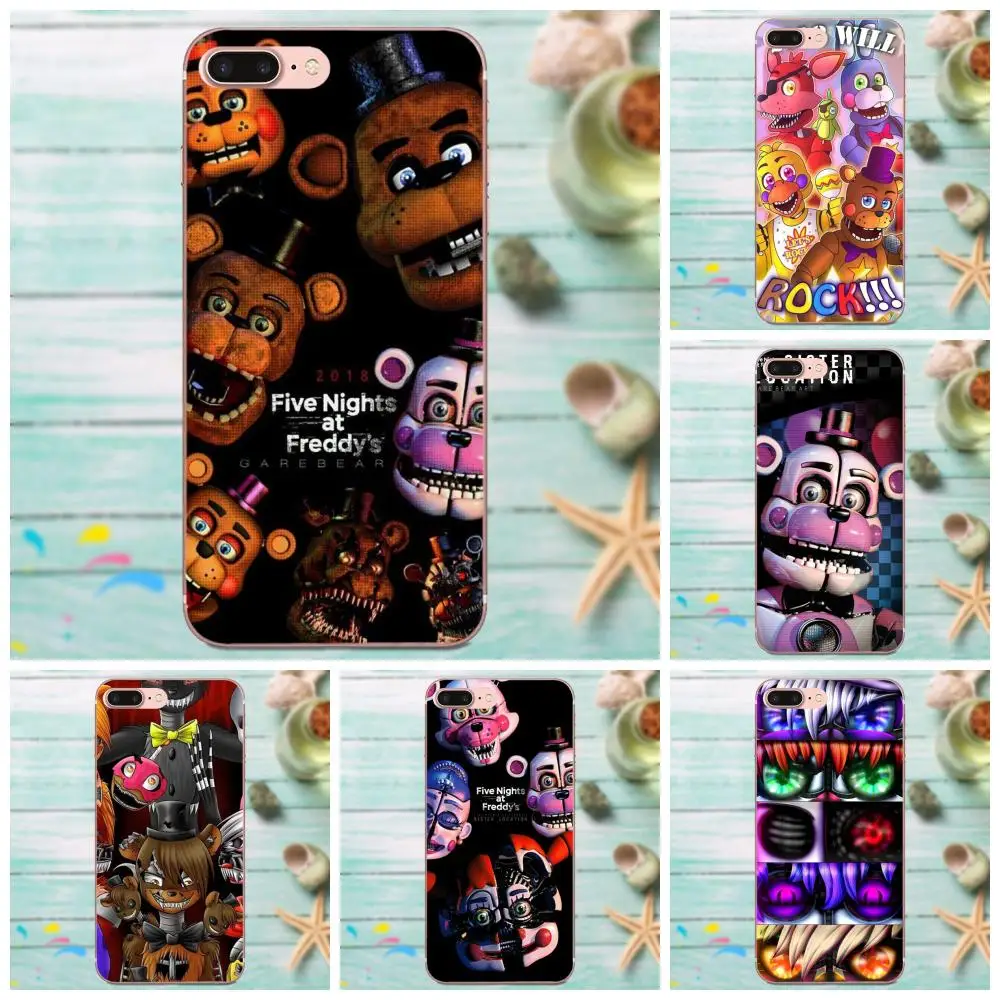 Новый мягкий крутой лучший чехол Five Nights At Freddys Fnaf 2018 для Apple iPhone 4 4S 5 5C 5S SE 6 6S 7 8 Plus X XS