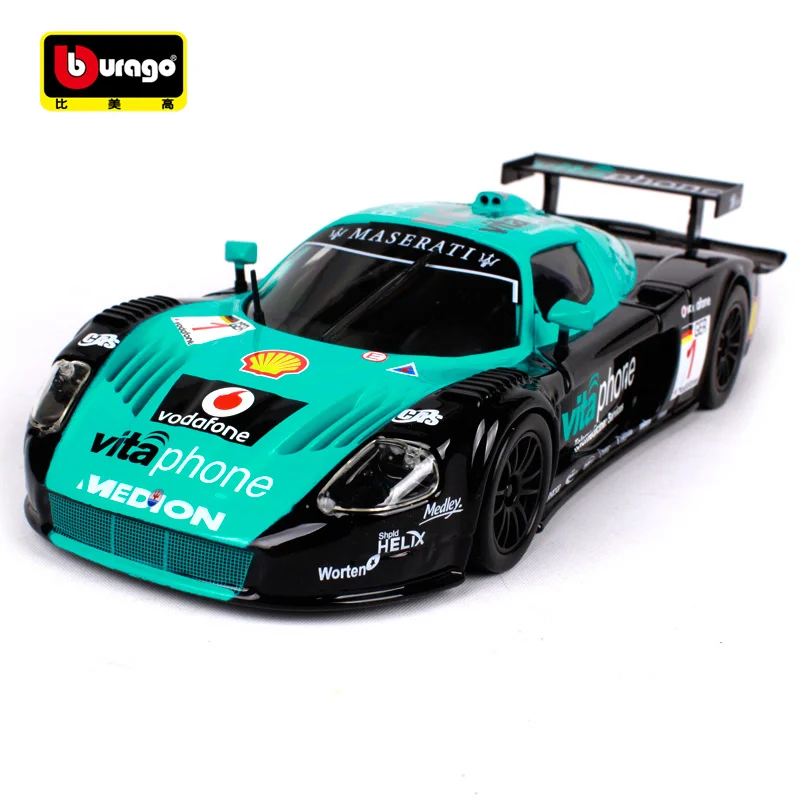 Bburago 1:24 Maserati MC12 Трековый автомобиль спортивный литая модель автомобиля