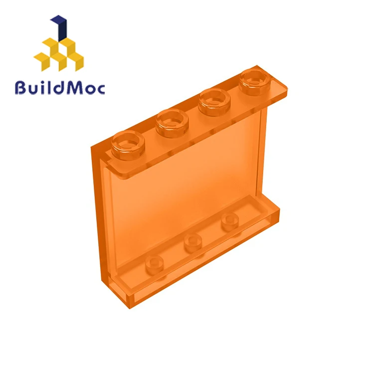 BuildMOC 60581 1x4x3 для строительных блоков части DIY логотип развивающие креативные
