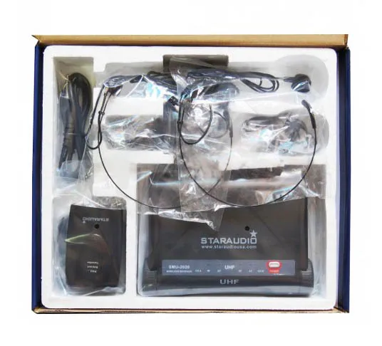 2ch wireless uhf mic