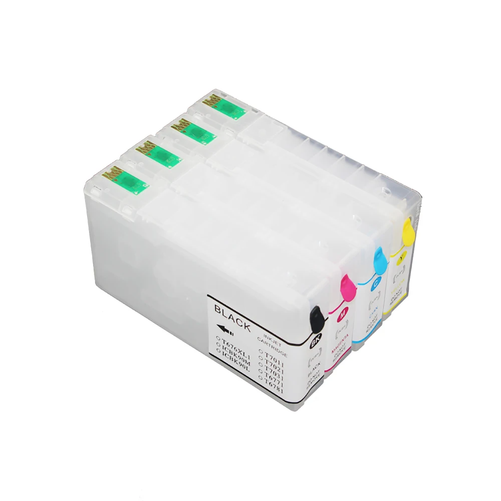 Многоразовый картридж для принтера EPSON Pro WF-5110 5190 5620 5690 с чипом ARC T7891-T7894 4 шт. |