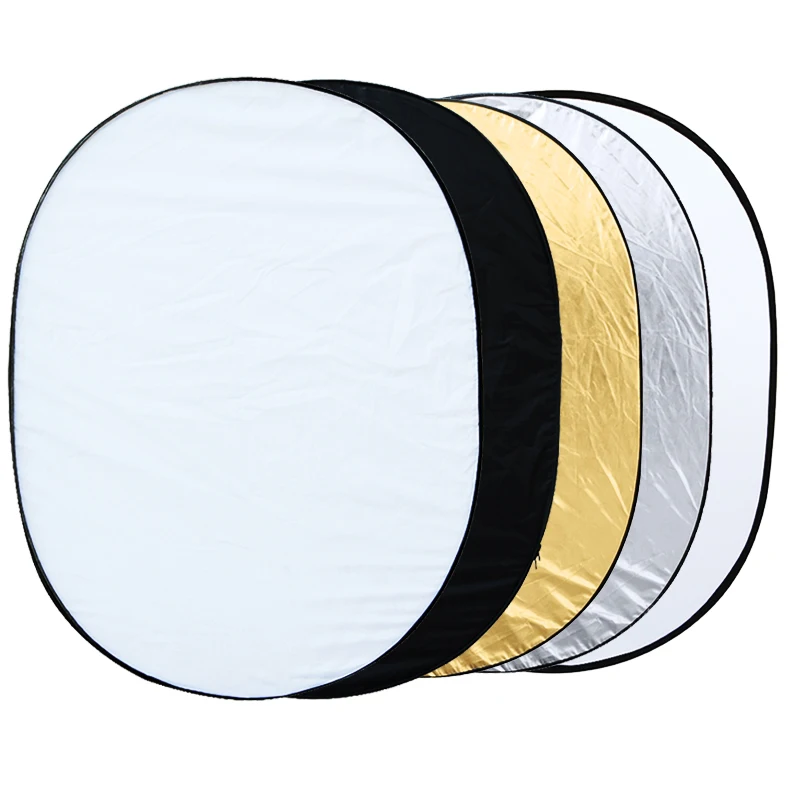 Отражатель Овальный Andoer 5 в 1 35*47/90*120 см|oval reflector|reflector 5reflector in |