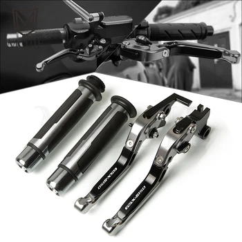

Motorcycle CNC Adjustable Brake Clutch Levers Handlebar Hand Grips For Suzuki GSXS GSX-S 150 ABS GSX-S150 GSXS150 2017-2019 2018