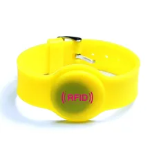WB05 силиконовый браслет RFID, RFID браслет с биркой для контроля доступа RFID бирка с NTAG 213 чип
