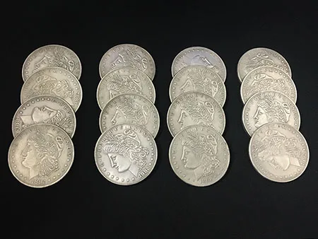 Exploted Morgan Magic Tricks multiple Coin apareciendo Magia mago escenario accesorios ilusión accesorios Gimmick - 3