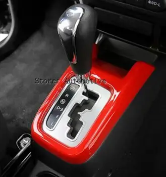 

Silver/Black/Red Interior Center Gear Box Frame Trim Cover For Suzuki Jimny 2007-2015