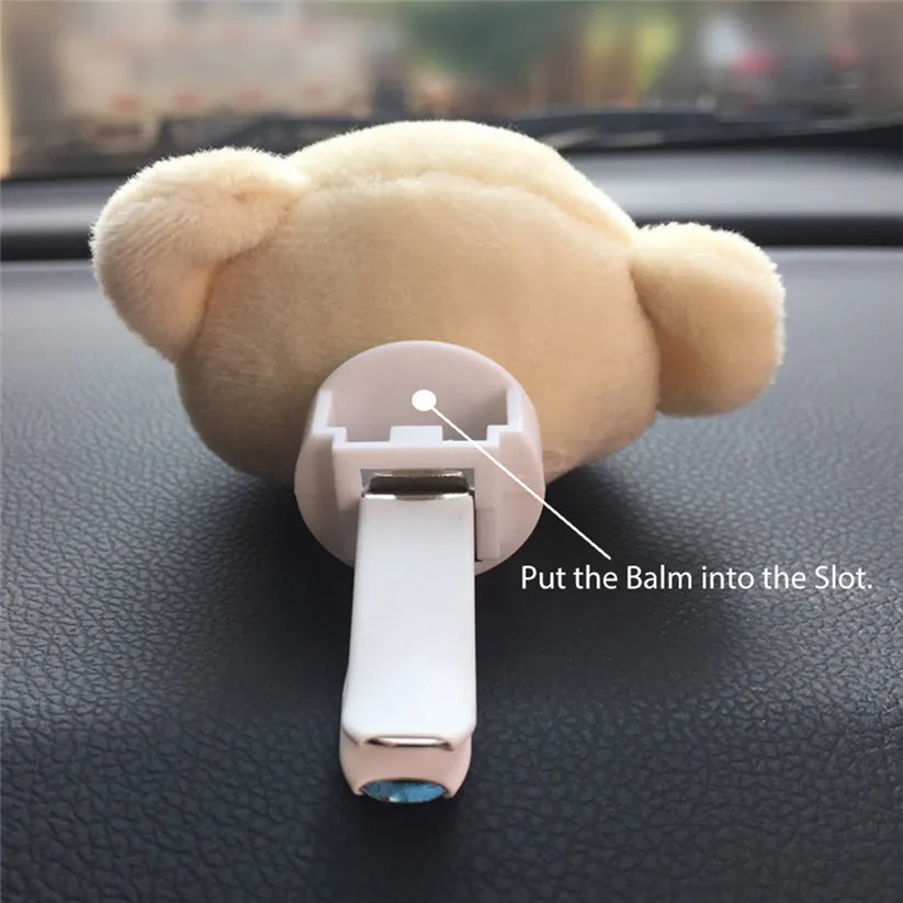 Car-styling WUPP Car Cute Funny Bear Air Outlet New Fragrant Perfume Clip Air Freshener Diffuser td1228 dropship