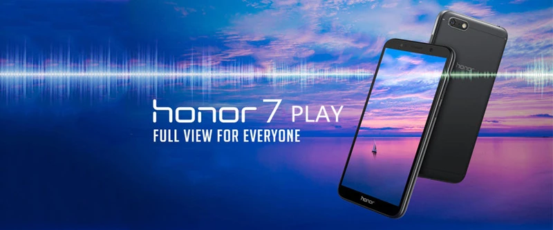 Смартфон Honor 7 Play с глобальной ПЗУ 5,45 дюймов MT6739 четырехъядерный Android 8,1 13 МП+ 5 Мп камера 3020 мАч для распознавания лица