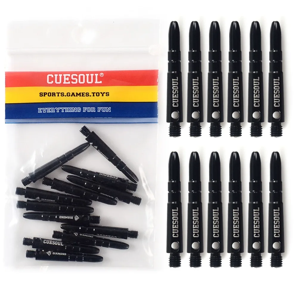 CUESOUL Высокое качество 12 шт./компл. 40/46/53 мм 2BA алюминиевый дротик валов|aluminum dart
