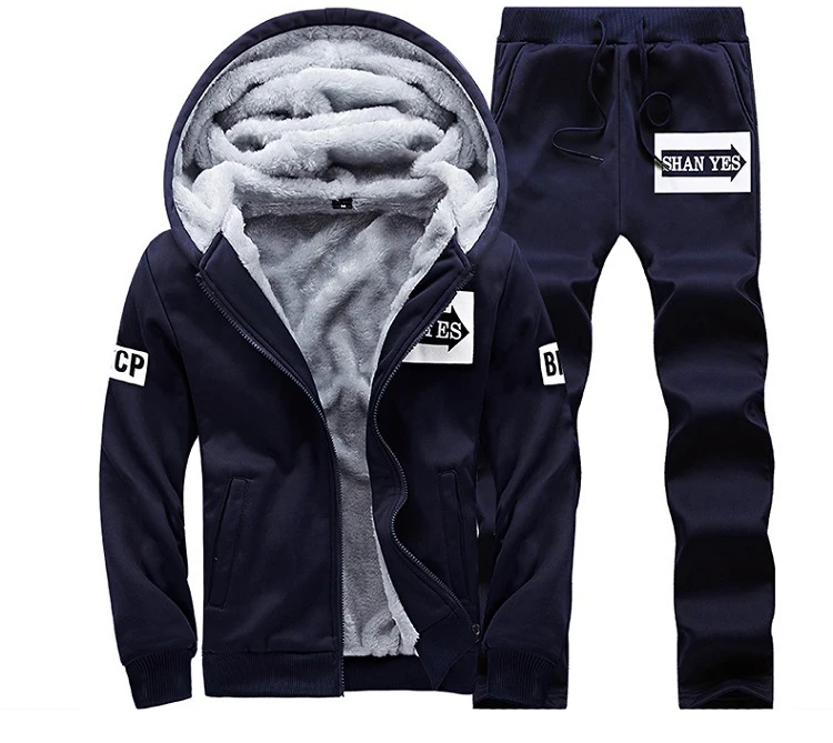 DIMUSI зима для мужчин s наборы спортивной одежды мужской флис толстый теплый спортивный костюм кофты Trainingspak толстовки куртка + брюки для
