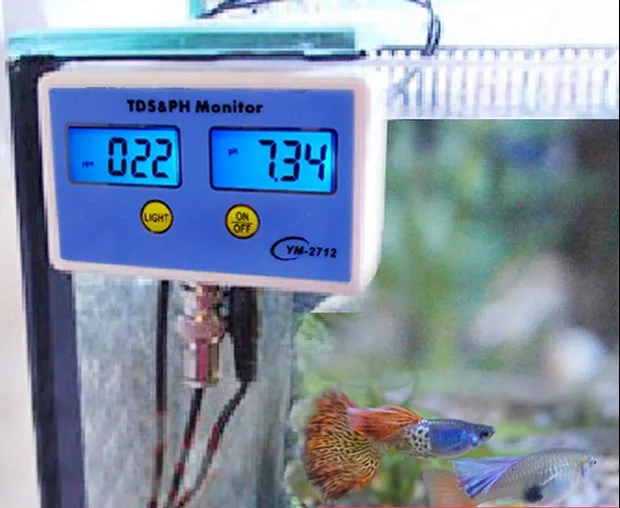 

Aquarium PH / TDS Monitor PH meter TDS meter tester 0-14ph 0-1999PPM te