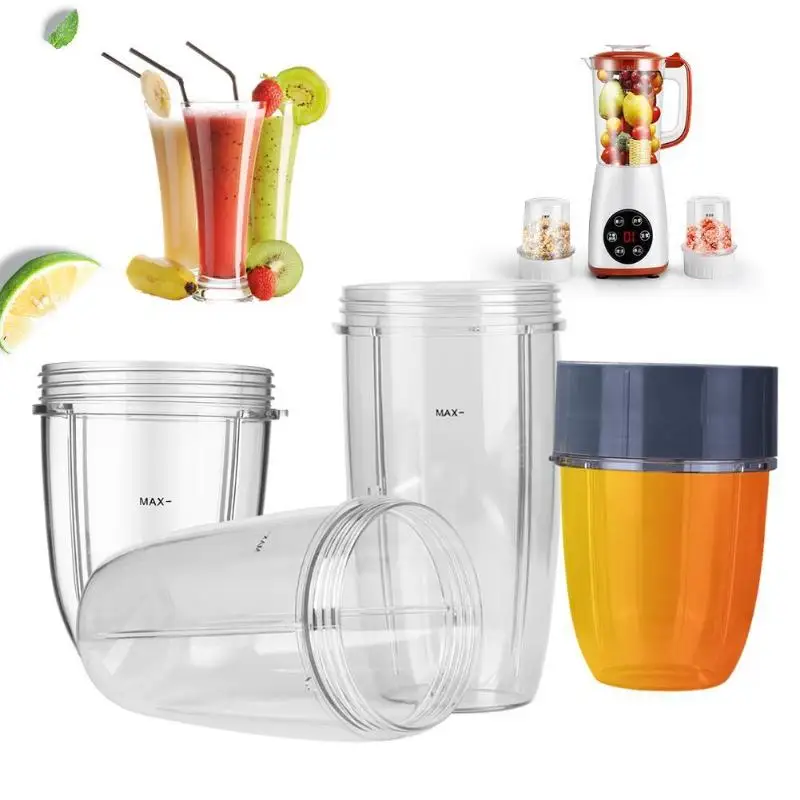 

18/24/32oz Transparent Replacement Cup Juicer Accessories For Nutribullet Blender Juicer Parts Juice Extractor Mug Cup 600W/900W