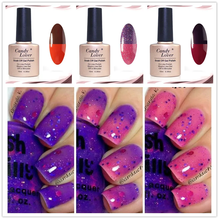 Candy Lover 10ml Thermo Soak Off Varnish Gel Varnish Chameleon Mood Candy Lover 10ml Thermo Soak Off Varnish Gel Varnish Chameleon Mood Color Changing Nail Polish Lacquer Long Lasting Gel Varnish -in Nail Gel from Beauty ... - Candy Lover 10ml Thermo Soak Off Varnish Gel Varnish Chameleon Mood