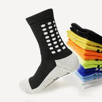 

Men Women Anti Slip Breathable soccer Socks Winter Cotton Warm Socks Football Sports Socks Medium Short Sock