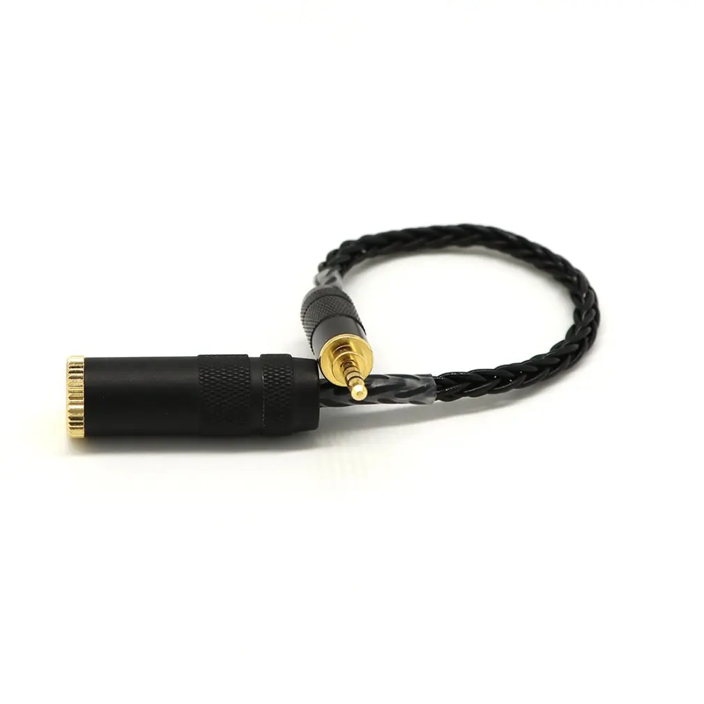 4.4M 2.5mm Balanced Male to 4.4mm Balanced Female Audio Adapter Cable Gold plated