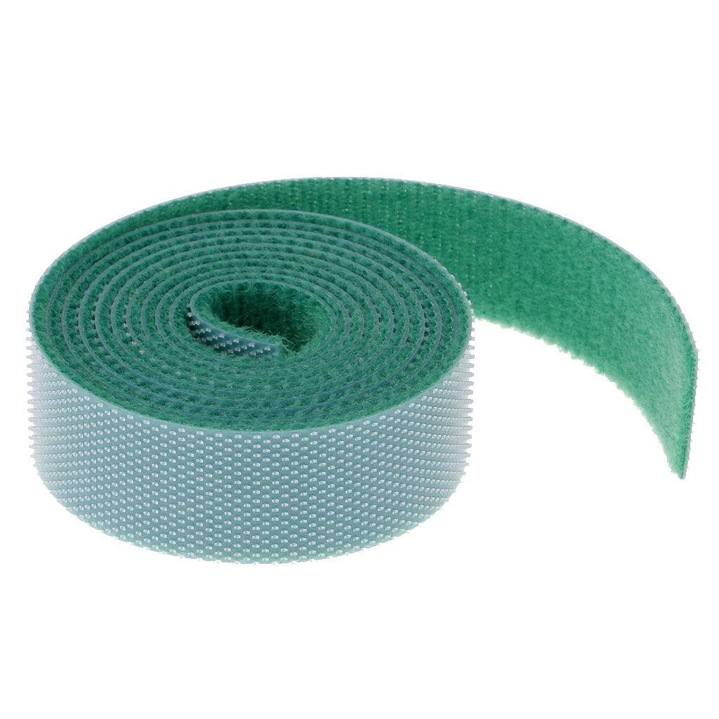 2 Roll Nylon Reusable Cable Straps Cable Ties Hook and Loop Wire Organizers 15mm