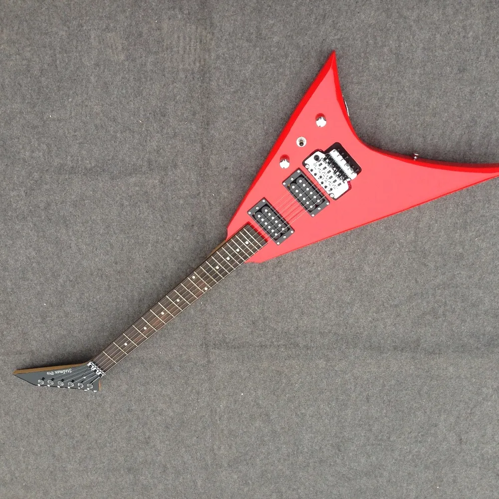 Mahogany body Metallic Red Flying V Electric guitar Guitarra all color