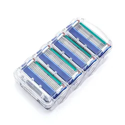 4pcs/lot Shaving 5 Layers or 3 Layers Razor Blades For Men Face Care Refills Blade Shaving Compatible for Gillettee Fusione 4pcs/lot Shaving 5 Layers or 3 Layers Razor Blades For Men Face Care Refills Blade Shaving Compatible for Gillettee Fusione