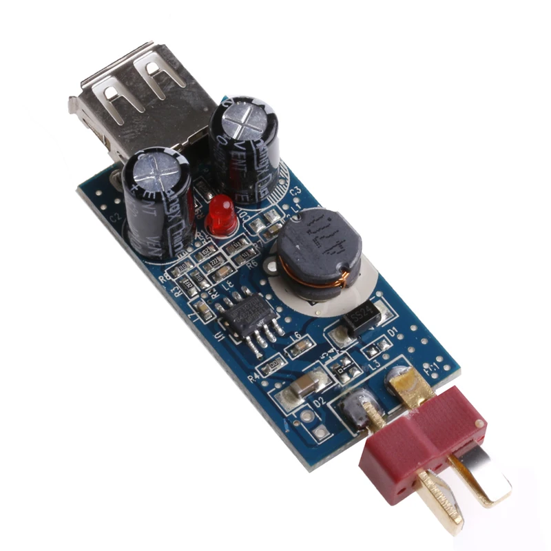 

2S-6S Lipo Lithium Battery T Plug Module To USB 5V 3A Charger Converter Adapter-W10