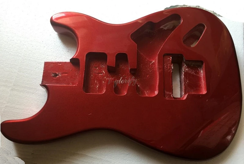 

red sunburst Sunset ST guitar body good quality