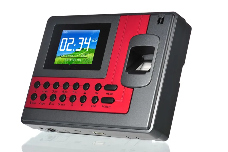 

Free Shipping A-C111 High Quality and Hot Sale 2.8 Inches TFT Color Screen Biometric Fingerprint Attendance Time Clock