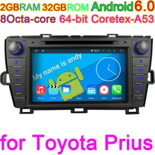 Android 6.0 Sistema de Unidade de PC DVD para Toyota Prius 200 2009 2010 2011 2012 2013 Mão Esquerda de Condução de navegação wifi 4G obd2 russa