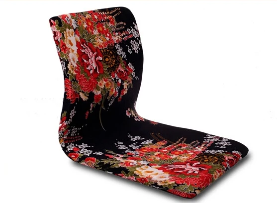 Special Price (4pcs/lot) Tatami Floor Chair Peony Design Asian Traditional Living Room Furniture Japanese Zaisu Floor Legless Chair Meditation Special Price (4pcs/lot) Tatami Floor Chair Peony Design Asian Traditional Living Room Furniture Japanese Zaisu Floor Legless Chair Meditation