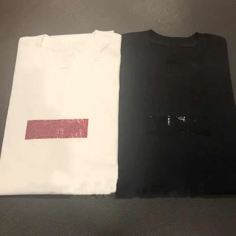 

19ss S/Sw Box Diamond Tee T Shirt Men Women 1:1 High Quality T-shirts Top Tees
