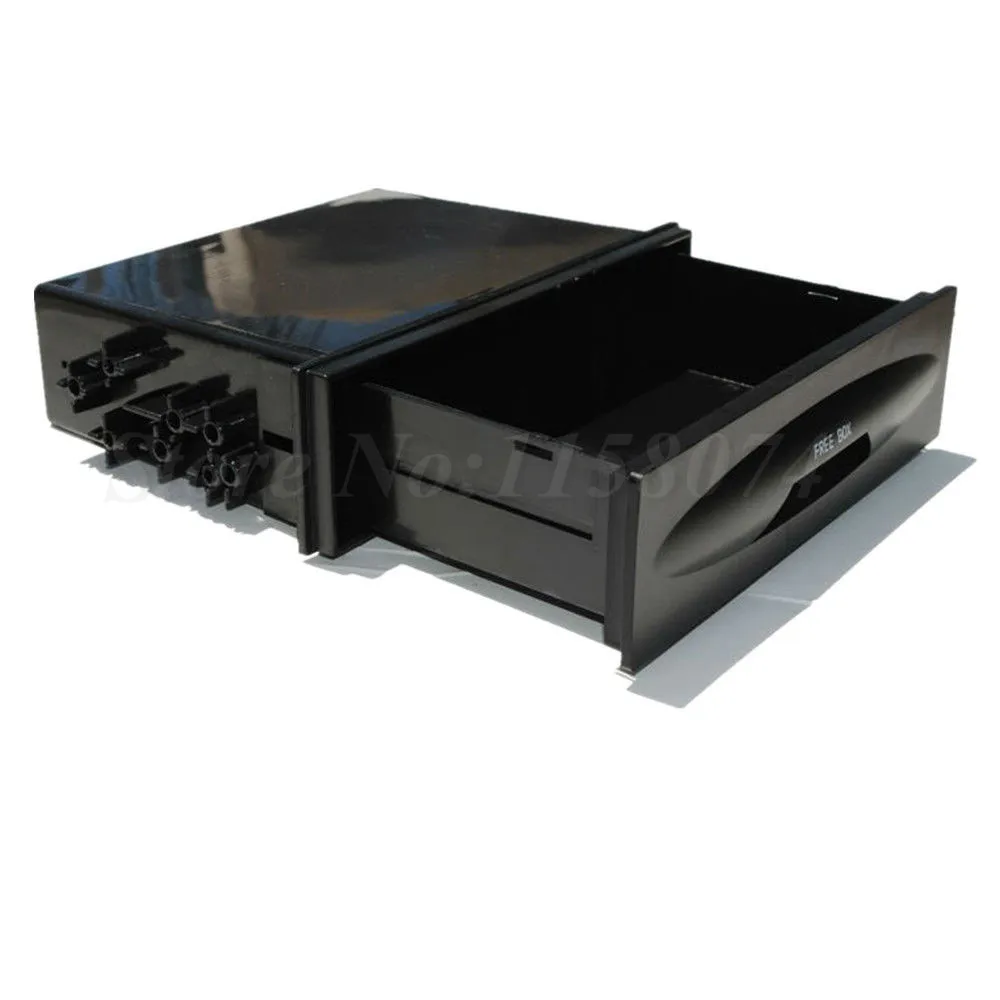 Universal Car auto Single Din Dash Radio Installation Pocket Kit Storage Box