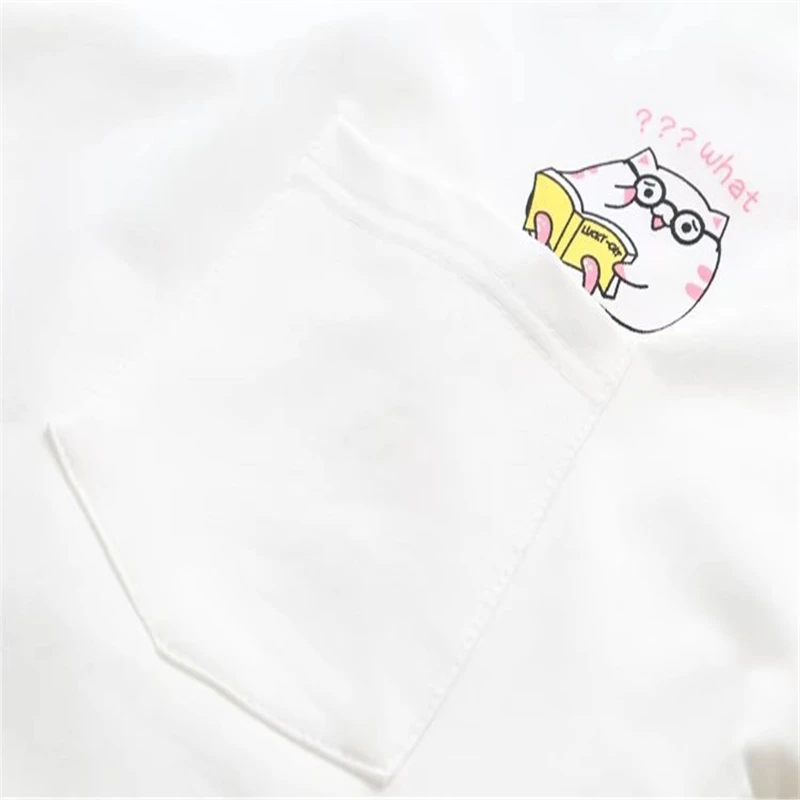  MERRY PRETTY Women Cartoon Print Pocket Hoodies 2019 Autumn Long Sleeve O-Neck Cotton Pullovers For