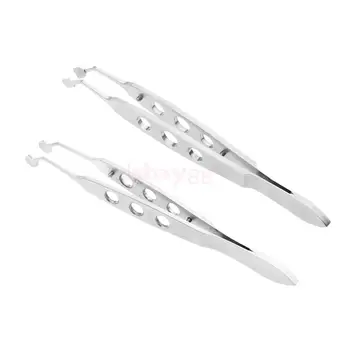 

Stainless Steel Arita Tauber Meibomian Gland Expressor Forceps Premium Durable Tools Square Round Head Style
