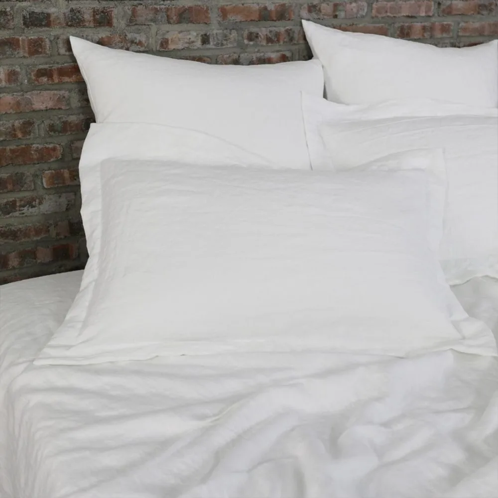 Pure Linen Duvet Cover King Size French Washed Bed Linen Bedding