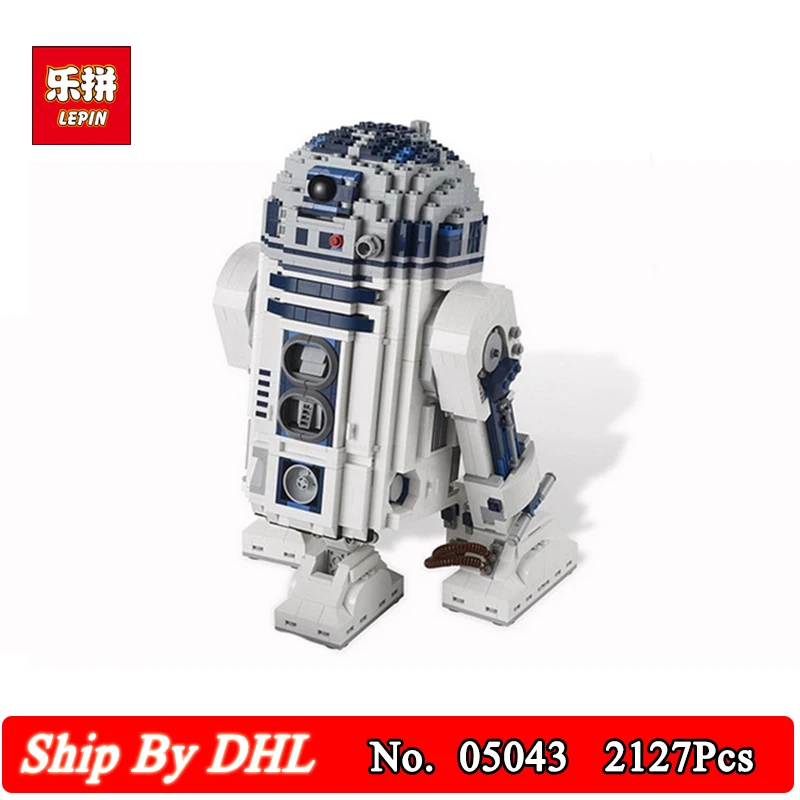 

LEPIN 05043 2127pcs Genuine Star Wars Series The R2 Robot Model Building Blocks D2 Out of print Bricks Compatible LegoING Toys