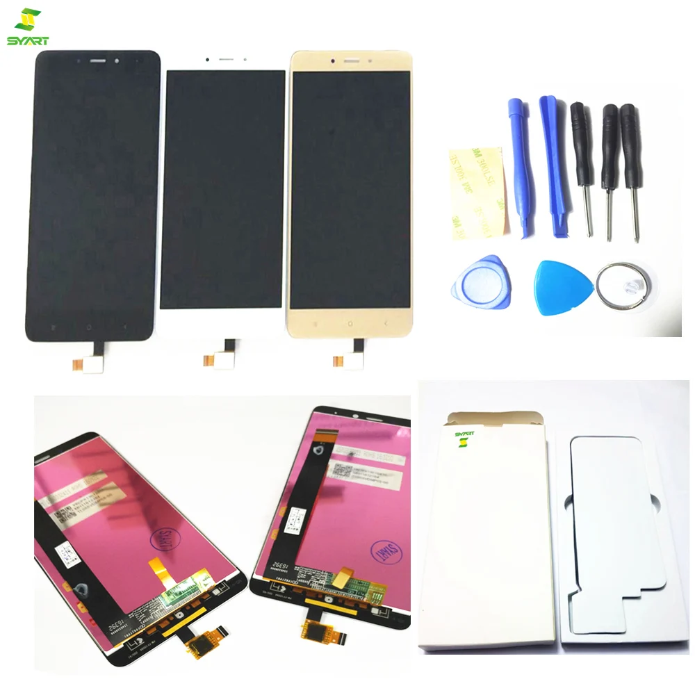 

Redmi Note 4 Touch Sqare For Xiaomi Redmi Note 4 LCD Display + Touch Screen Digitizer Assembly Replacement Black Gold White AA+