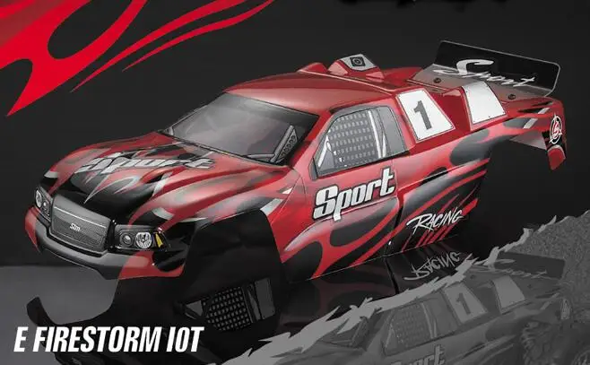 1/10 Масштаб RC нитро/Электрический внедорожный грузовик E FIRESTORM 10T PC201015 гоночный