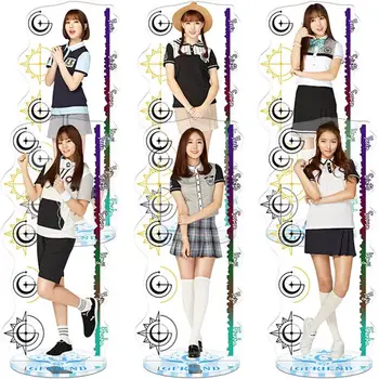 

Kpop Gfriend Members 21cm Acrylic Figure Doll Eun Ha Ye Rin Standing Action Table Decor