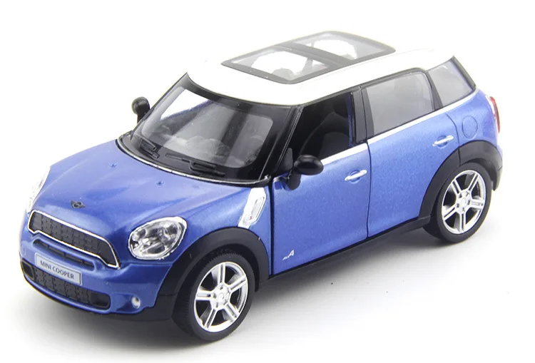 Высокая симуляция RMZ City 1:36 Mini CountryMan Cooper игрушечный автомобиль сплав звук и светильник Модель автомобиля игрушки для детей Подарки