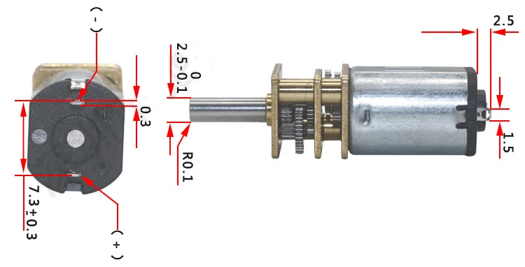 N20 Micro высокоскоростной мотор DC 6 V 12 V мотор-редуктор Шестерни редуктор двигатель для автомобиля модель робота
