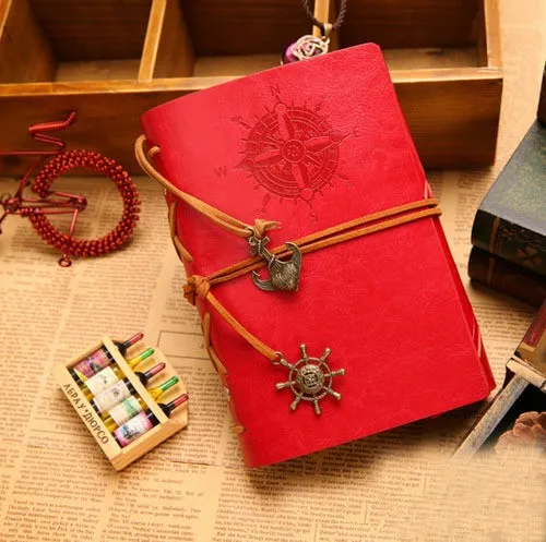 Винтажный блокнот из искусственной кожи, классический ретро блокнот, связующий дневник, записная книжка для путешественника, корейские канцелярские принадлежности