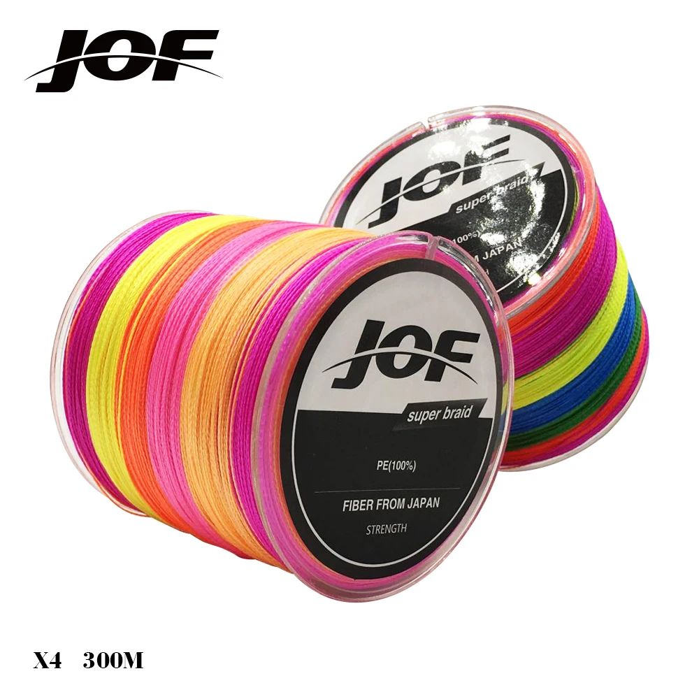 4 пряди плетеная леска 300 м Multi Цвет супер сильная Япония Multifilament Рыбалка темы